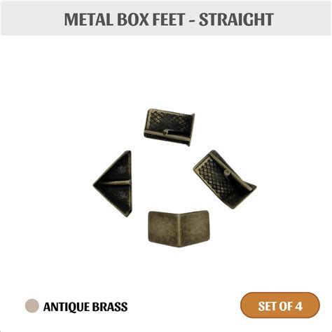 Metal Box Feet (set of 4) 